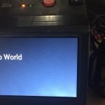 "hello world" on pygame on my raspberry pi server